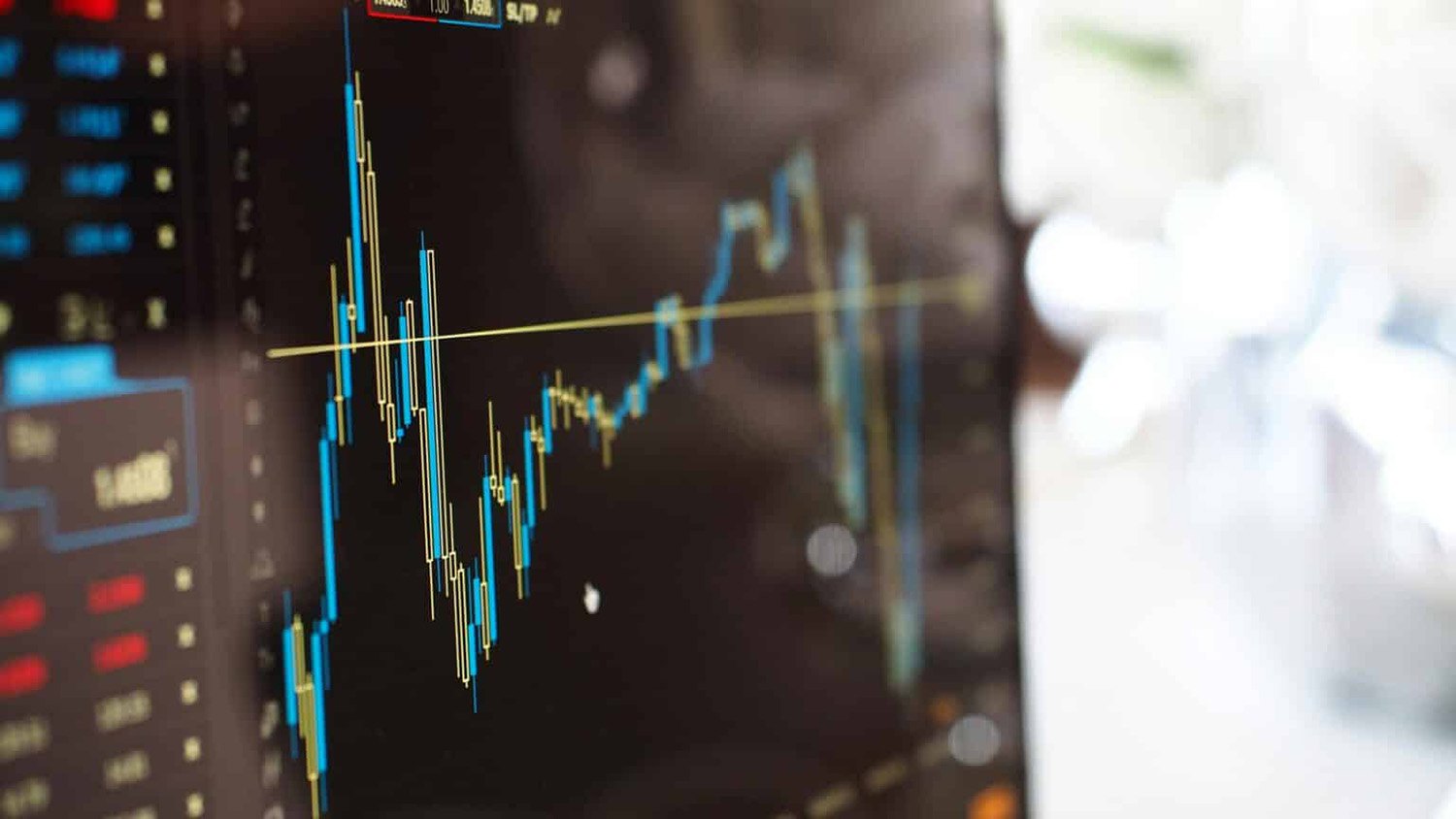 Line graph on computer screen - Russian Invasion of Ukraine Could Have Lasting Impacts on Global Economy, Environment - College of Natural Resources News at NC State